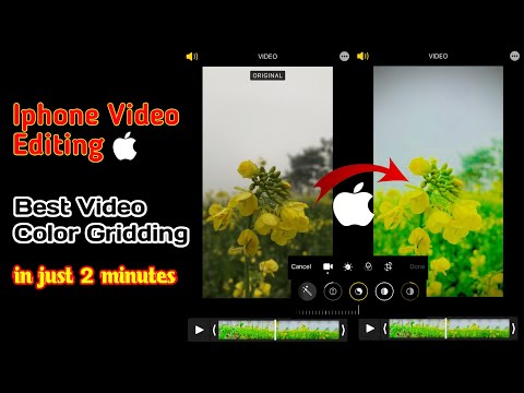 iPhone Video Editing 2024 | Video Editing in iPhone | iPhone video color Gridding | Technical Jutt