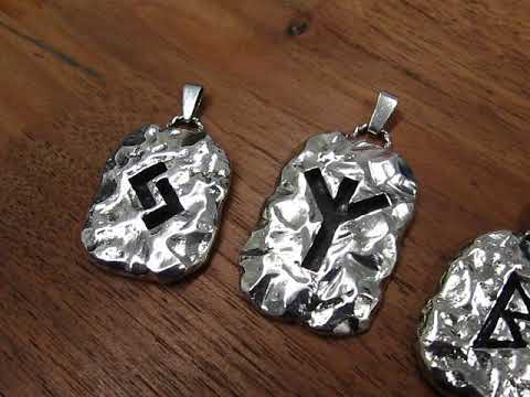 Silver Rune Pendants II