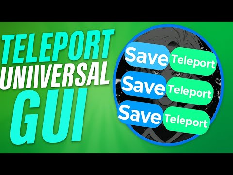 (BEST) ROBLOX TELEPORT GUI-BY KAISER HUB (UNIVERSAL) | HAS 3 SLOTS |
