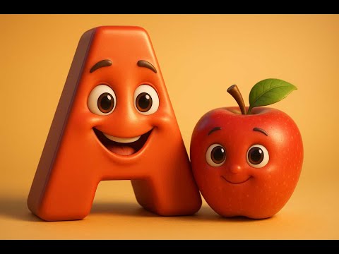 Learn the Letter A with Apple 🍎 | Fun Spelling Time for Kids!