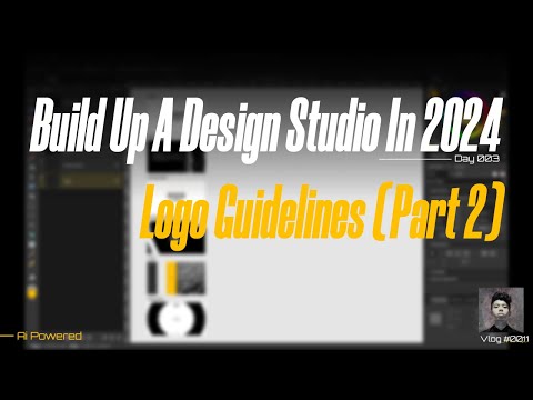 Building up my design studio | logo guidelines (part2) | day 003