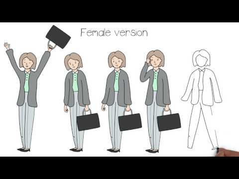 Videoscribe pack - Business characters