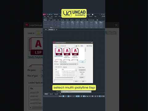 Autocad LISP TUTORIAL #uncadacademy #autocaddrawing #architecture #autocadhacks #autocaddrawing
