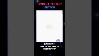 🔥Scroll To Top Button with Scroll Percentage & Conic Gradient using HTML, CSS & JavaScript  #docode
