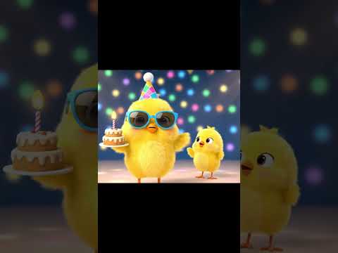 Cutest Birthday Chick Wishes! 🎂|Happy Birthday Surprise for loved ones!| 🎉🐣Funny Dancing Chicks