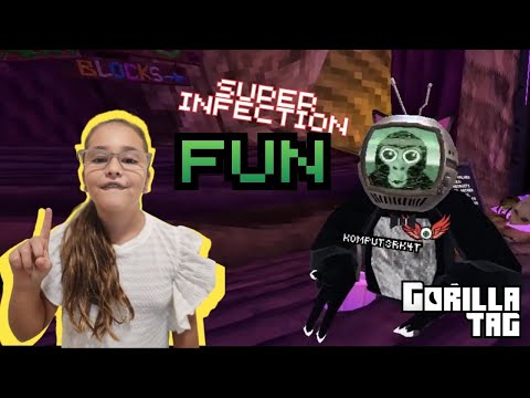 Exploring the Lobby & Playing Super Infection – So Much Fun with New Friends! 🦍💫