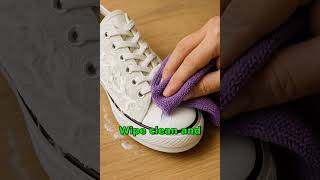 Genius Toothpaste Hack for Grimy Shoes! #ToothpasteHack #CleanSneakers #DIYShoeCare