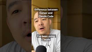 The difference between Claude Code and Cursor #ai #cursor #cursorai #claudecode #claude
