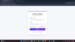 🧑‍💻 PROJECT 3 – HTML CSS LOGIN PAGE DESIGN | RESPONSIVE UI FORM FOR BEGINNERS #youtube