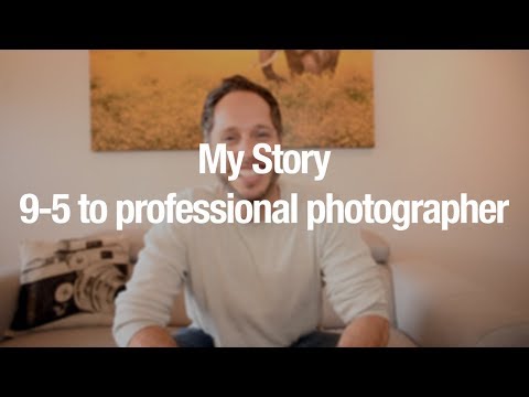 Quit my corporate job to become a professional photographer. (Take it slow, but start now)