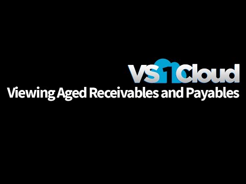 VS1 Cloud - Accounts Receivable & Payable Reports