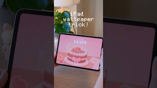 I just found out about this iPad wallpaper trick! 🫢✨ #iPad #wallpaper #lockscreen #tutorial #app