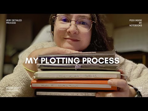 How I Plot A Novel ✨ My Very Thorough Process 📓 And Look Inside My Writing Notebooks