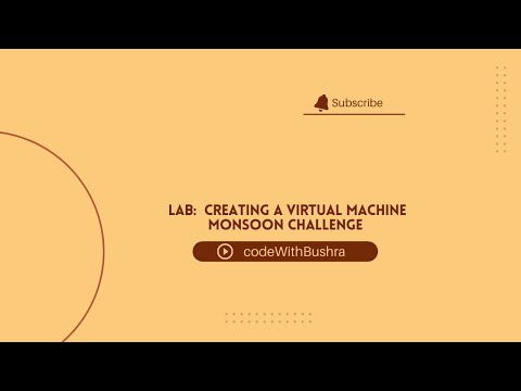 Creating a Virtual Machine ||ARCADE -Monsoon game