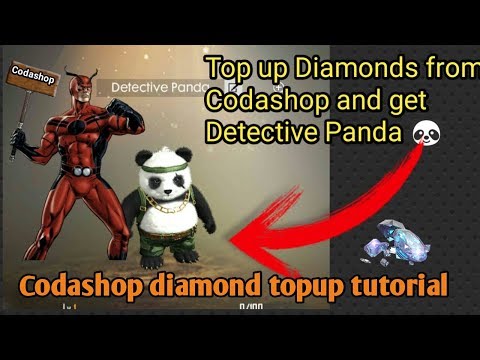 HOW TO TOPUP DIAMONDS FROM CODASHOP AND GET DETECTIVE PANDA!!