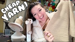 Turning Thrifted Sweaters into CHEAP Natural Fiber Yarn!