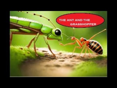 Andy the ant | The ant and the grasshopper | Story of the ant and the grasshopper | #stories