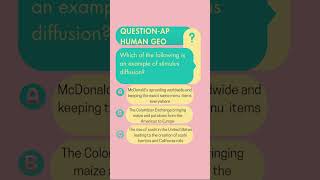 Subscribe for more AP practice and reviews! 📚✏️#study #apexam #students  #aphumangeography