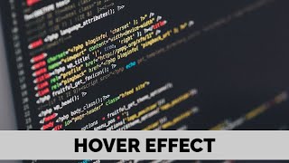 full TUTORIAL of HTML OR CSS Hover Effect Animation for BEGINNERS | #codingforbeginners