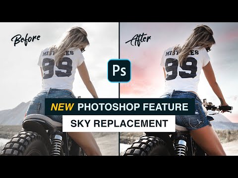 Using the New 'Sky Replacement' Feature - in Photoshop