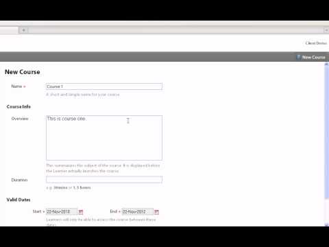 How To Create A Course - Guide To Stratus