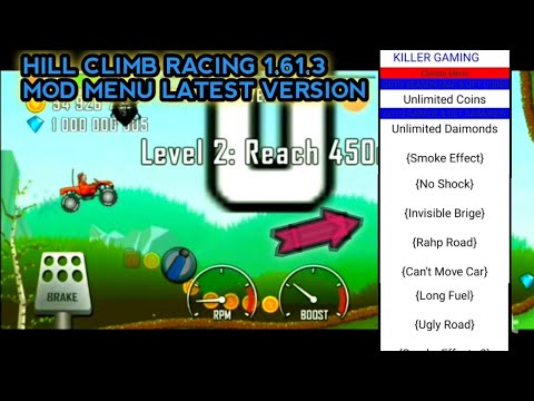 Hill Climb Racing Mod Menu//Version 1.61.3..