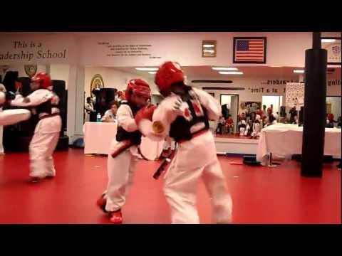 Johnnie testing for his Black Belt