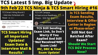 Is TCS Sending Results, Interview & Offer Letter in Region or Phase-wise? Smart Hiring⚡TCS Feb Exam