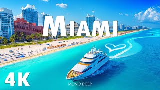 Miami 4K | Discover Tropical Beach Paradise and Turquoise Waters With Deep House Chill