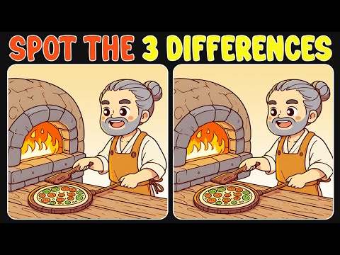 Spot The Difference : Test Your Skills - Find 3 | Find The Difference #17