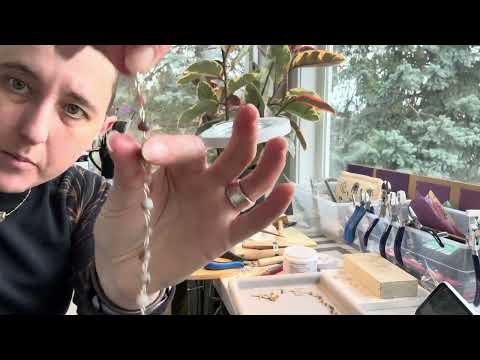 Making a Rosary, talking about Spirituality