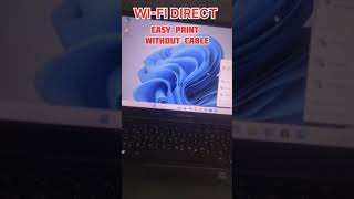 Easy setup WiFi Direct HP laserjet printer