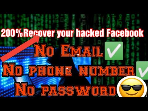 How to recover your hacked Facebook account new tricks ✅ 100% working methods/No email❌ No number ❌.