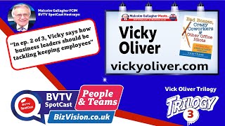 Ep. 2 of Reducing Talent Loss Trilogy with author Vicky Oliver on BVTV Leadership & People Channel