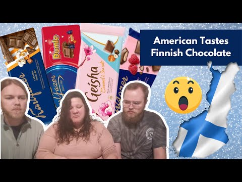 Tasting Finnish Chocolates For the First Time | Fazer