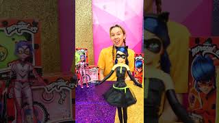 Вау!🐞Леди Баг в крутящемся платье👗Куклы для девочек на показе мод #miraculous #игры #шортс