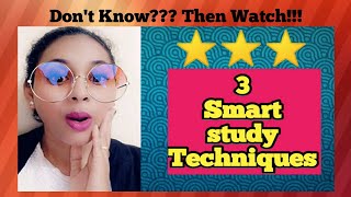 3 SMART STUDY TECHNIQUES. DON'T KNOW? THEN WATCH IT!!! English with Curly Komal 🎯