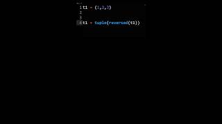 How To Reverse A Tuple In Python