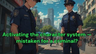 Activating the character system ---- mistaken for a criminal?