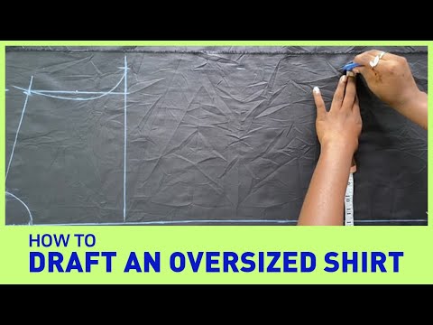 How To Draft An Oversized Shirt || Easy & Beginner-Friendly