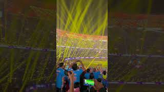 Laser Show at the Narendra Modi Stadium Ahmedabad #cricket #india #cricketworldcup #ahmedabad