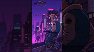 Neon Hover-Bike Lofi 🏍️✨ Retro 80s Robot City | Chill Beats for Cyber Dreamers #cyberpunk #lofi