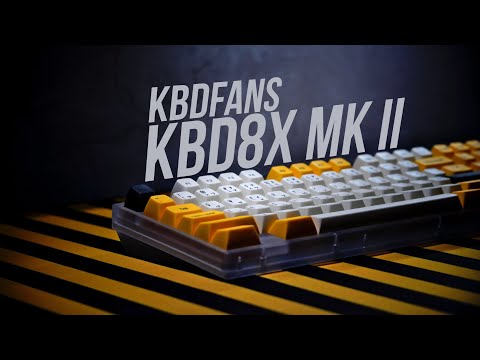 KBD8X MKII Polycarbonate Winkeyless Build & Soundtest of 5 Different plates!