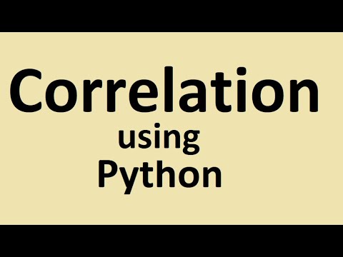 Finding correlations in data using Python.