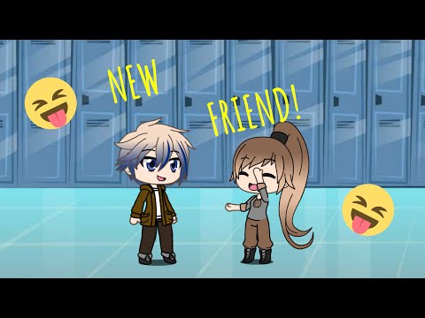 I Met the NEW BOY and Made Friends... but he wants more | Part 1 | Gacha Life Story :P