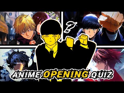 ANIME OPENING QUIZ | 50 OPENING! 🍚👊🔥