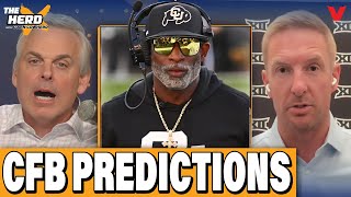 Joel Klatt & Colin Cowherd's college football PREDICTIONS for Deion Sanders, Arch Manning | THE HERD