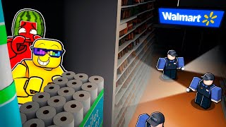 TRAPPED in ROBLOX MEGA STORE