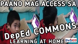 ONLINE LEARNING AT HOME PAANO MAG ACCESS SA DEPED COMMON TUTORIALS