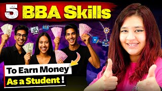 🤩5 High-Paying Skills for BBA Students in 2025👊Earn Money As a Student! #BBA #BBACourse
